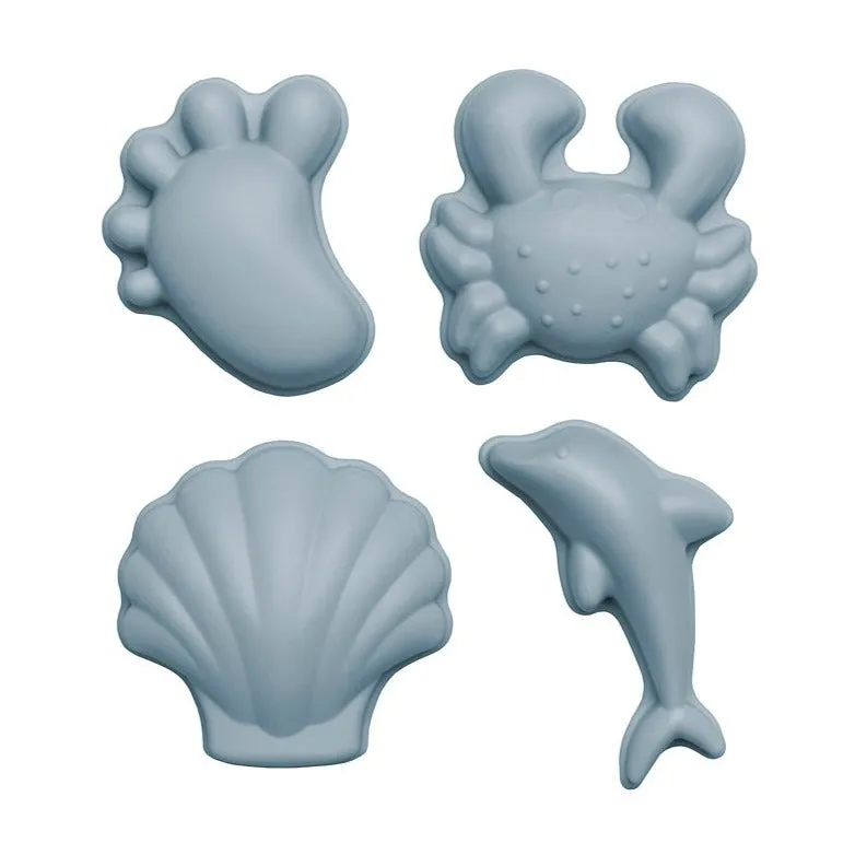 Sand Moulds - Duck Egg Blue Footprint Set