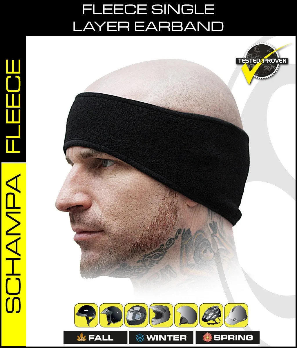 SCHAMPA Fleece Single Layer Earband Headband