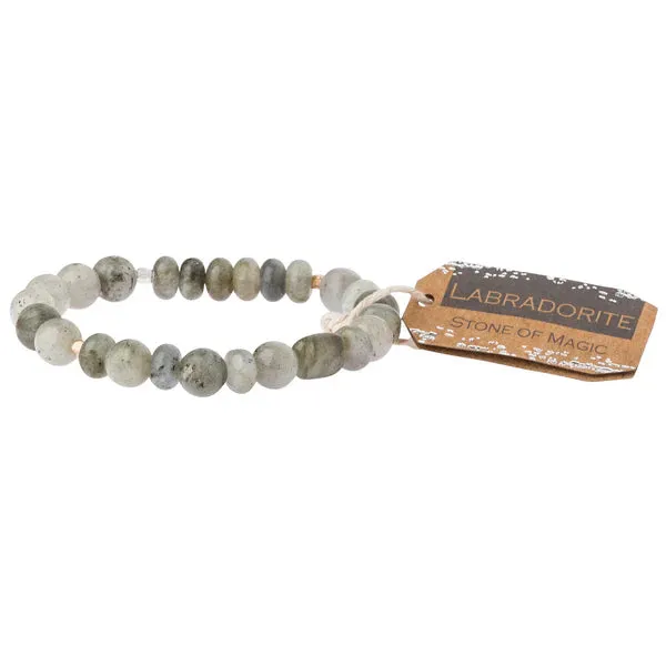 Scout Stone Stack Bracelet Labradorite - Stone of Magic