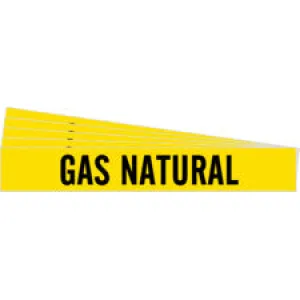 Self-Adhesive Pipe Marker: GAS NATURAL| Buy online