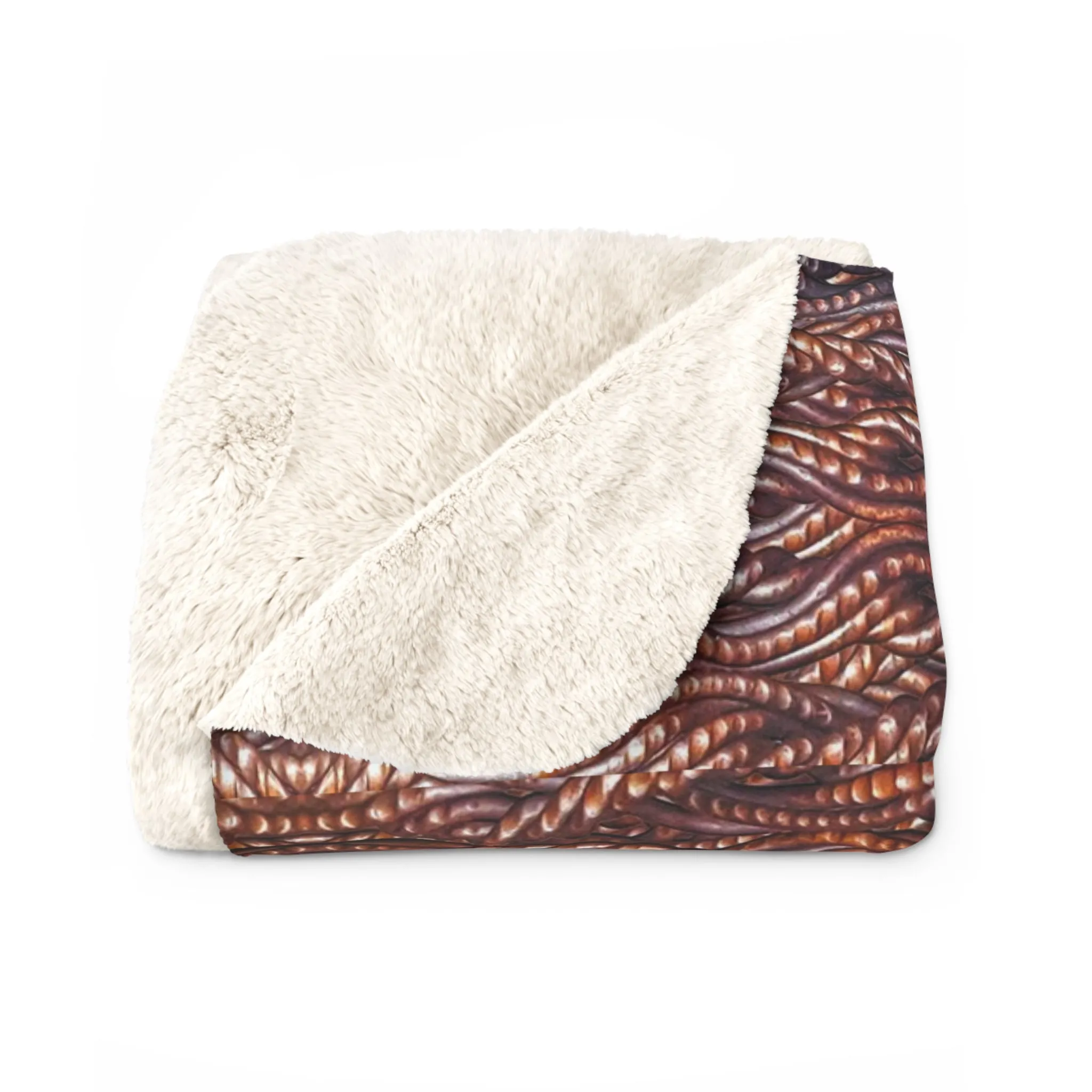 Sherpa Fleece Blanket (Grail Hearth Core Copper Fabric) RJSTHw2023 RJS