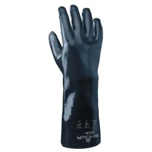 SHOWA® Natural Rubber Latex, Cut Resistant Gloves, Size XL, A3 ANSI/ISEA Cut Level, Gray, 346XL-09
