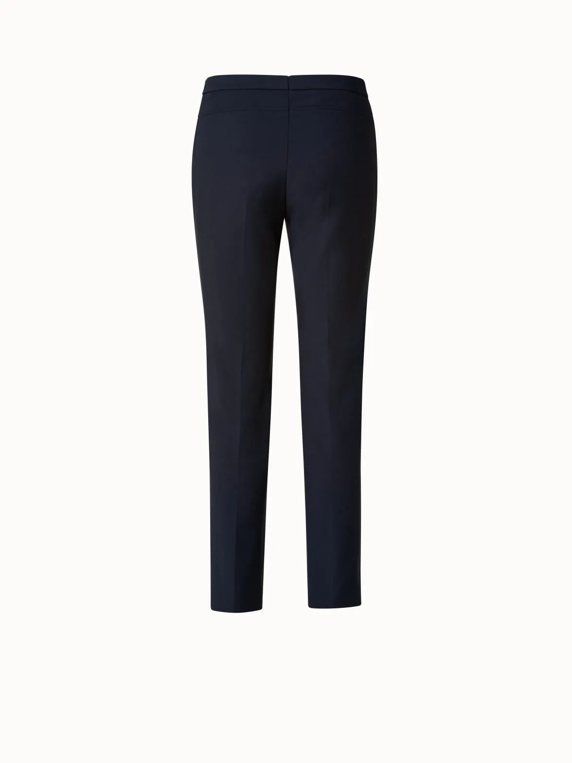 Slim Ankle-Length Cotton Techno Stretch Pants