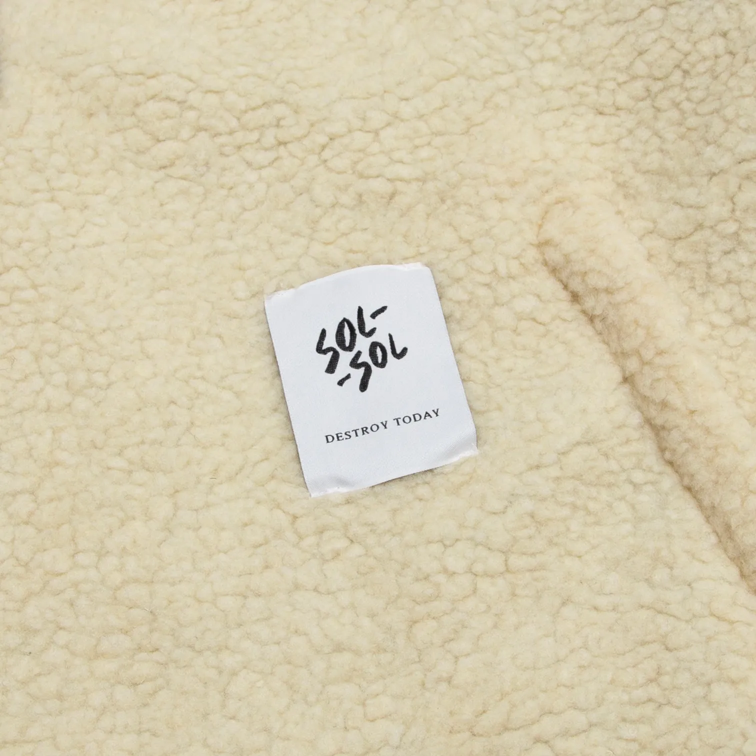 Sol Sol - Quarter Zip Fleece - Off White