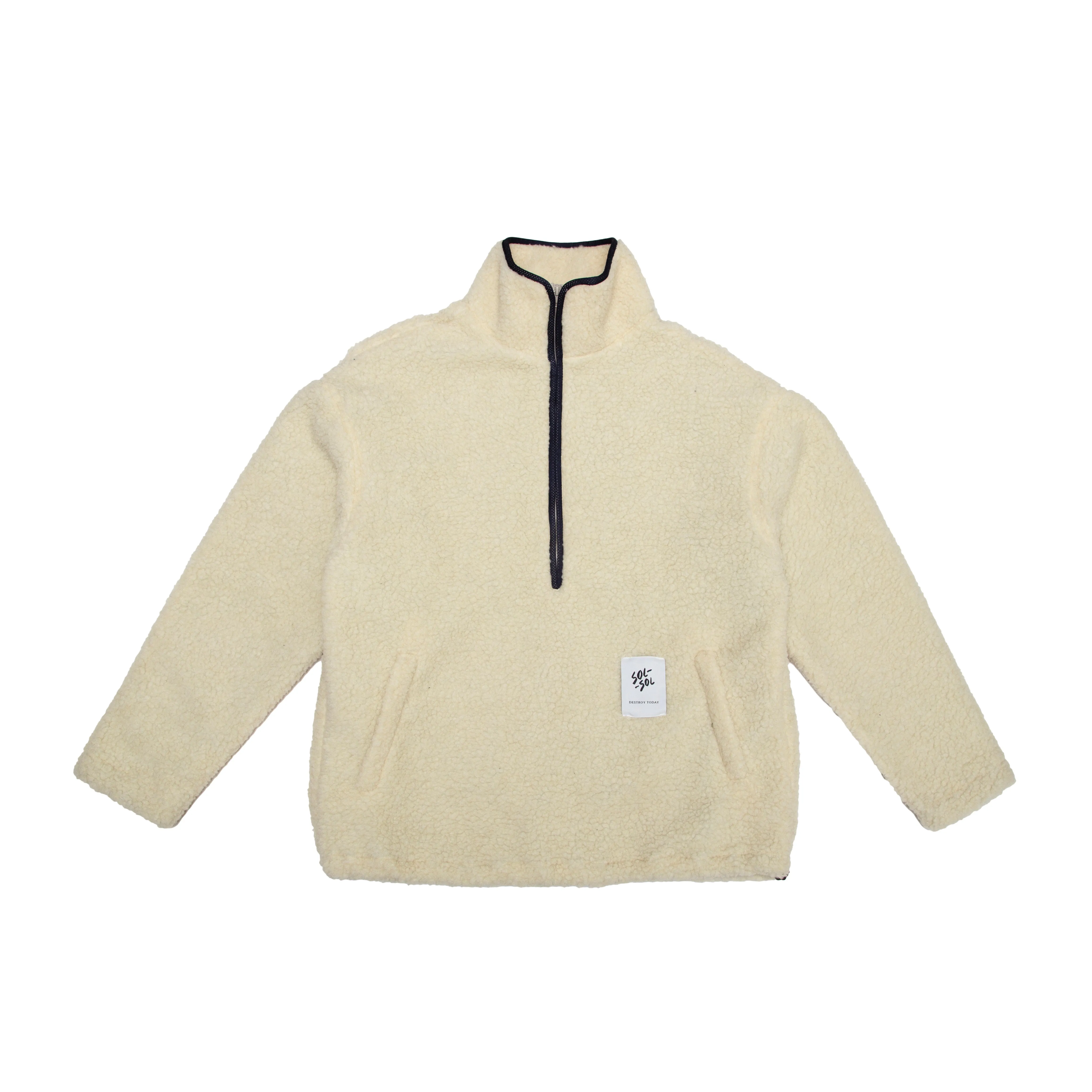 Sol Sol - Quarter Zip Fleece - Off White