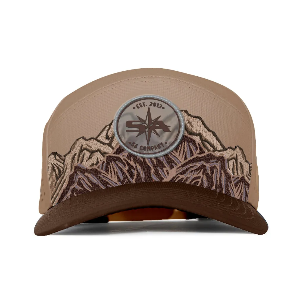 Special Edition Performance Snapback | Mountain Day | Khaki/Brown PreOrder