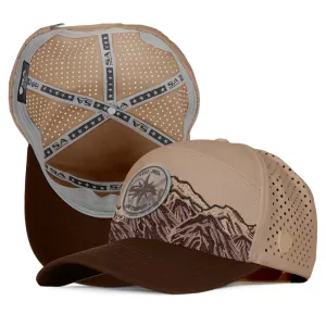 Special Edition Performance Snapback | Mountain Day | Khaki/Brown PreOrder