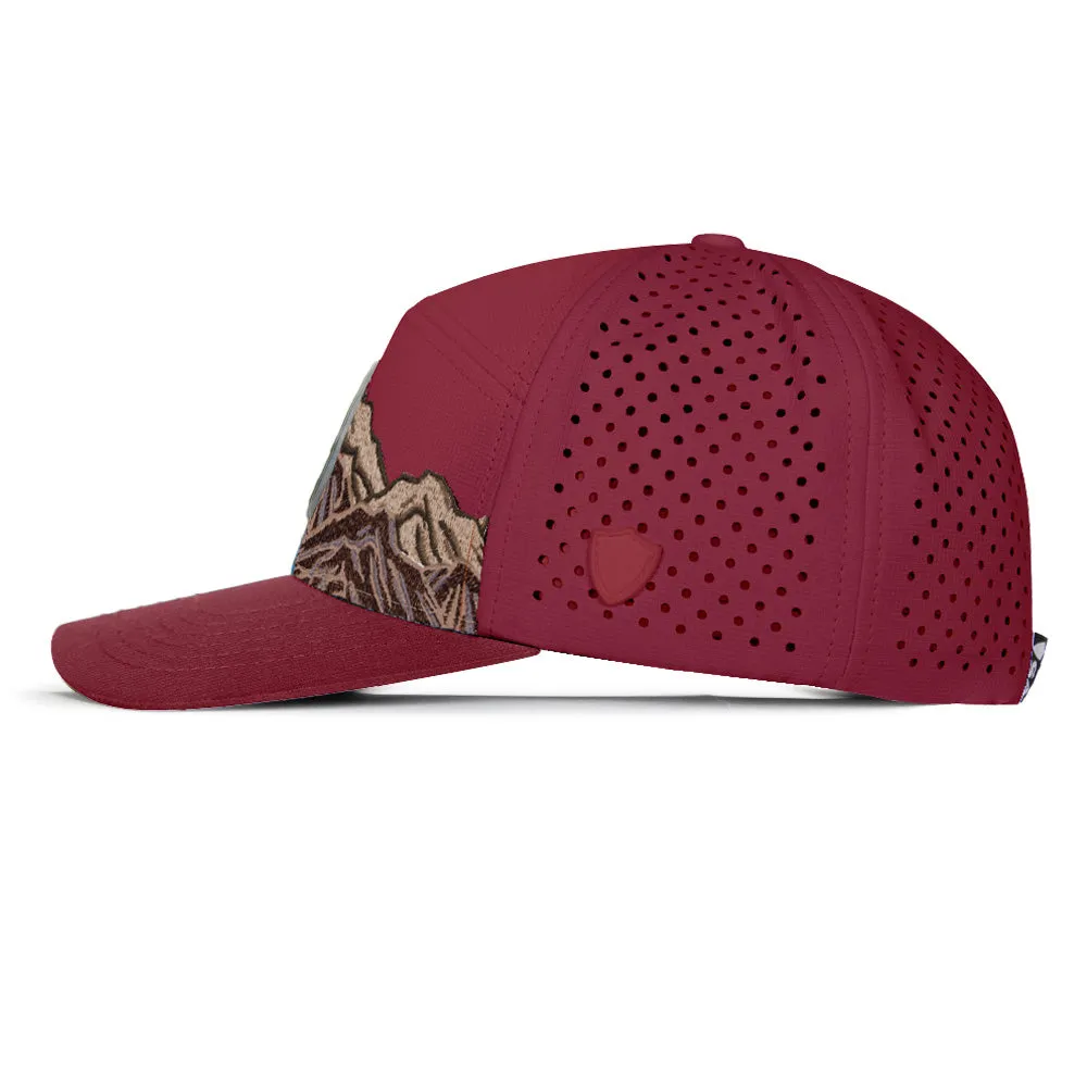 Special Edition Performance Snapback | Mountain Day | Maroon