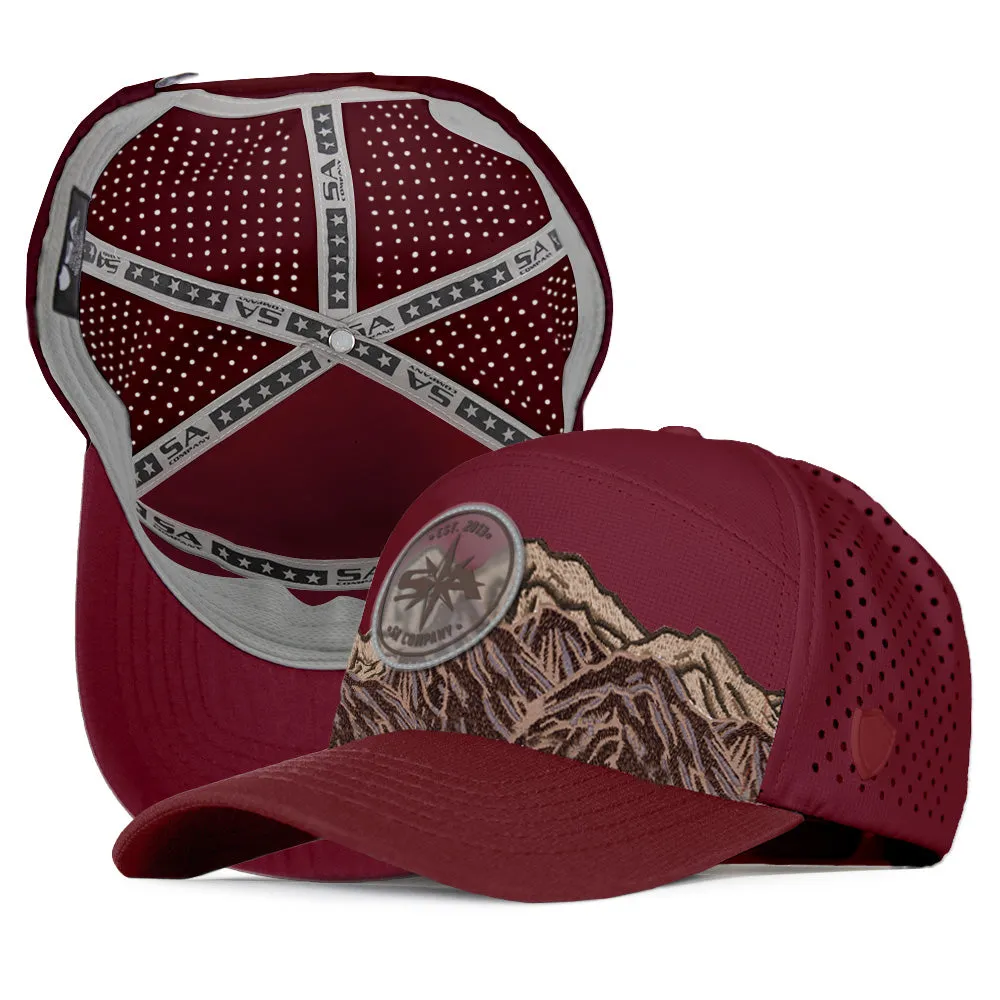 Special Edition Performance Snapback | Mountain Day | Maroon