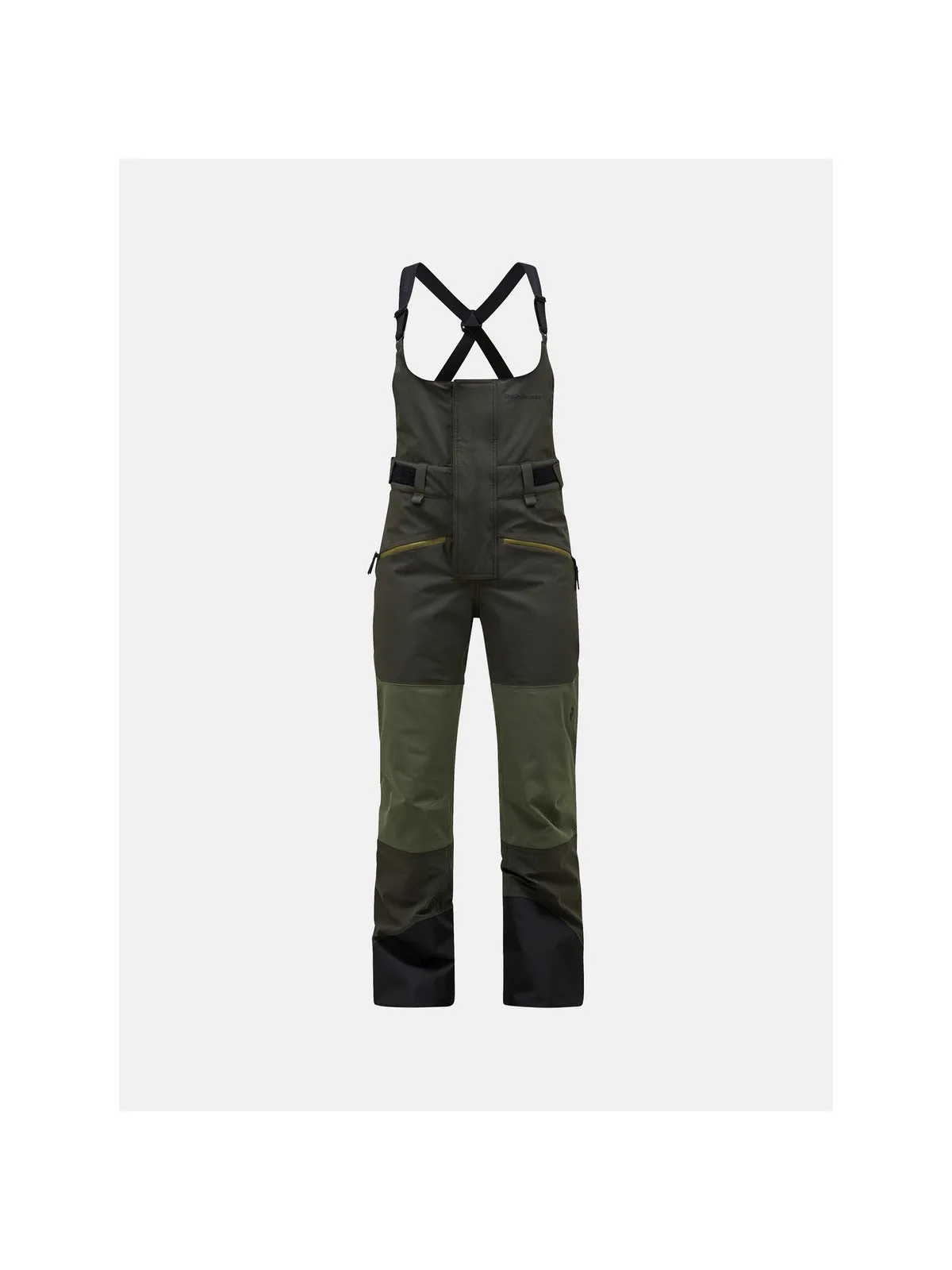 Spodnie narciarskie Peak Performance W 2L Stretch Bib Pants zielony