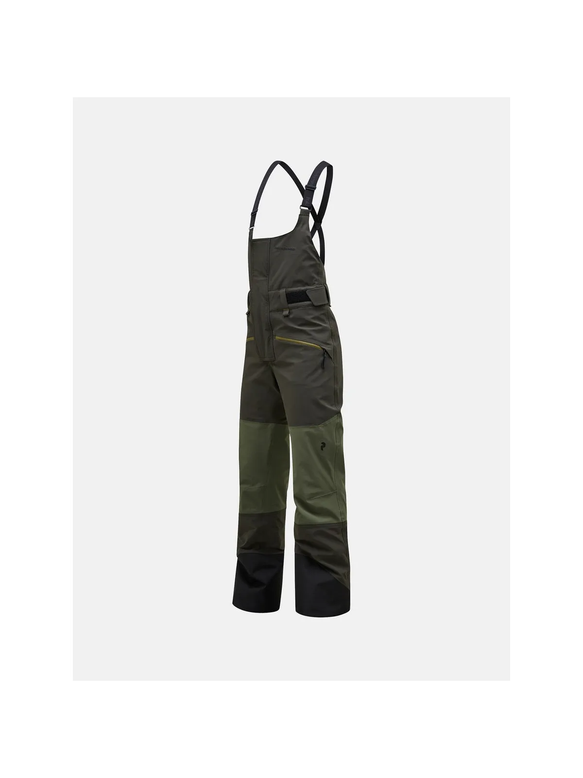 Spodnie narciarskie Peak Performance W 2L Stretch Bib Pants zielony