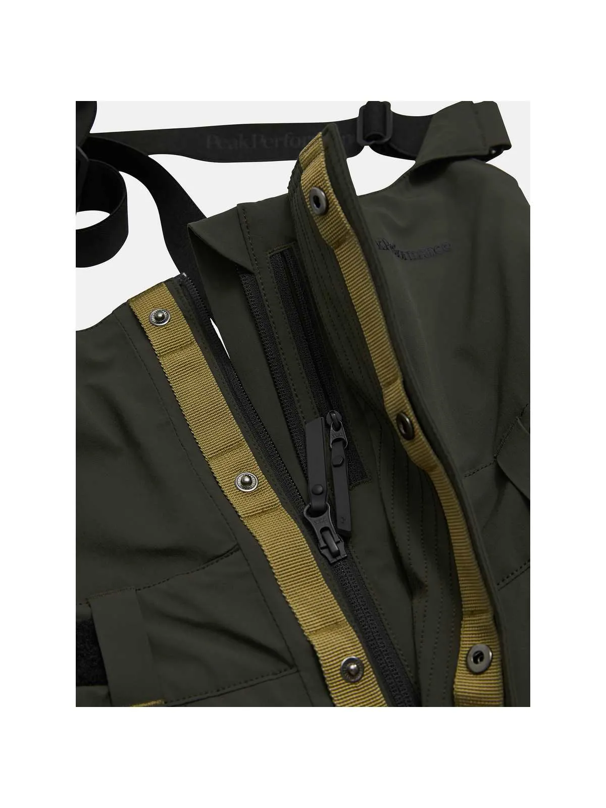 Spodnie narciarskie Peak Performance W 2L Stretch Bib Pants zielony