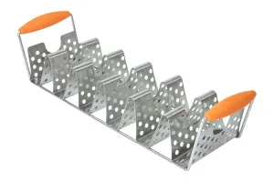 Stainless Steel Taco Rack Holder with Handles (FREE & FAST SHIPPING)