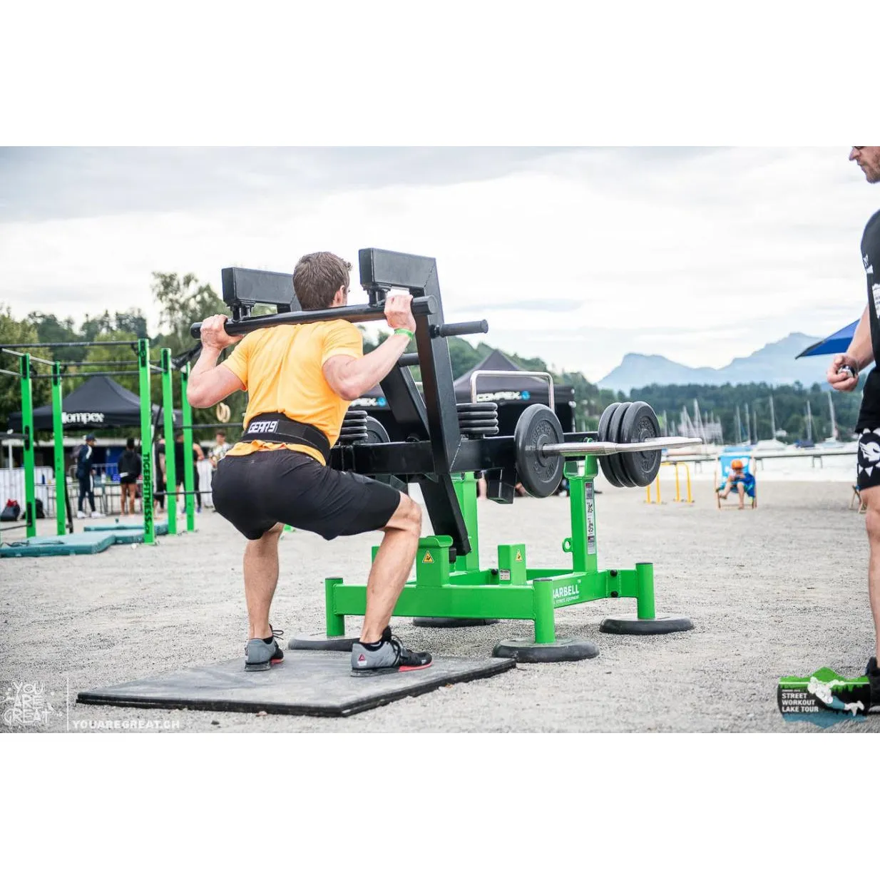 Street Barbell USA Seated Dips (Outdoor Gym Equipment)