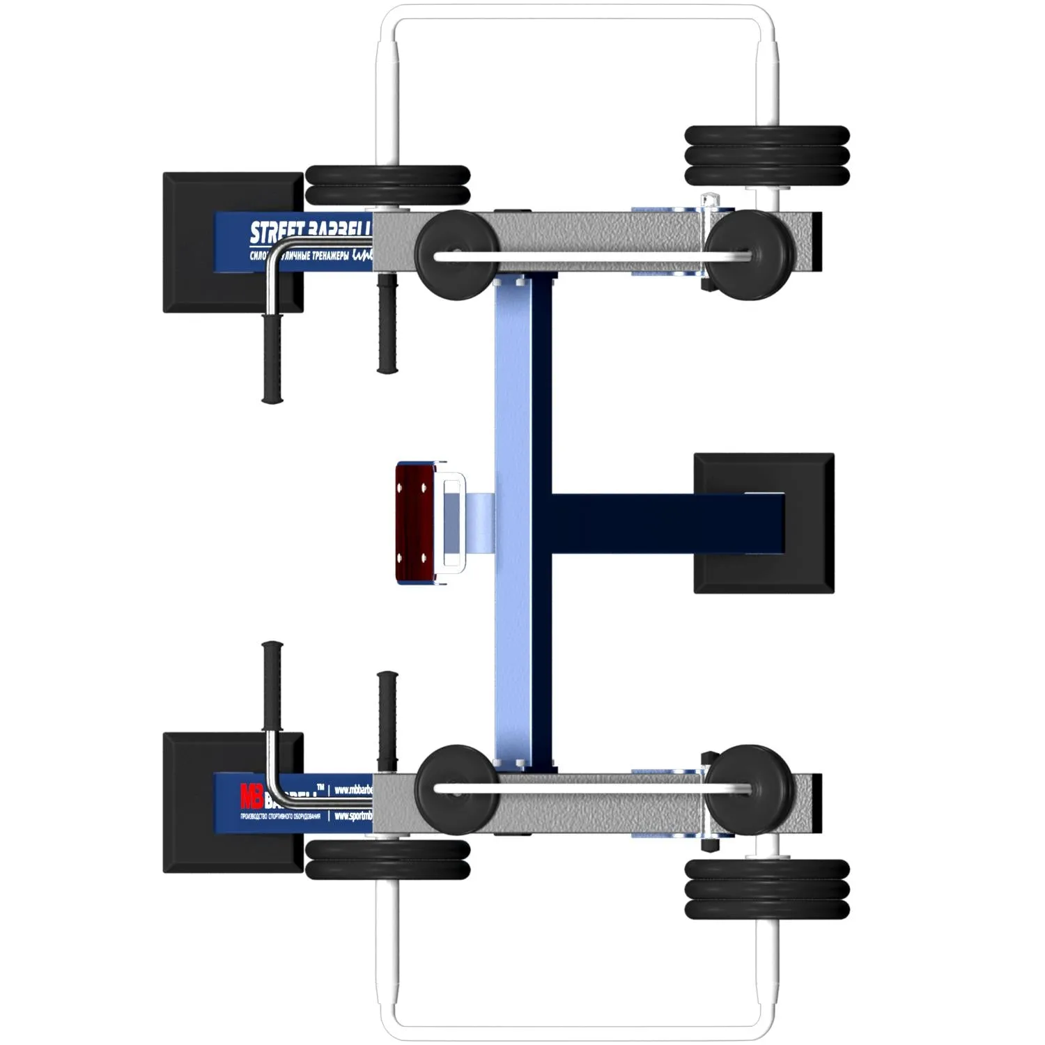 Street Barbell USA Vertical Press (Outdoor Gym Equipment)