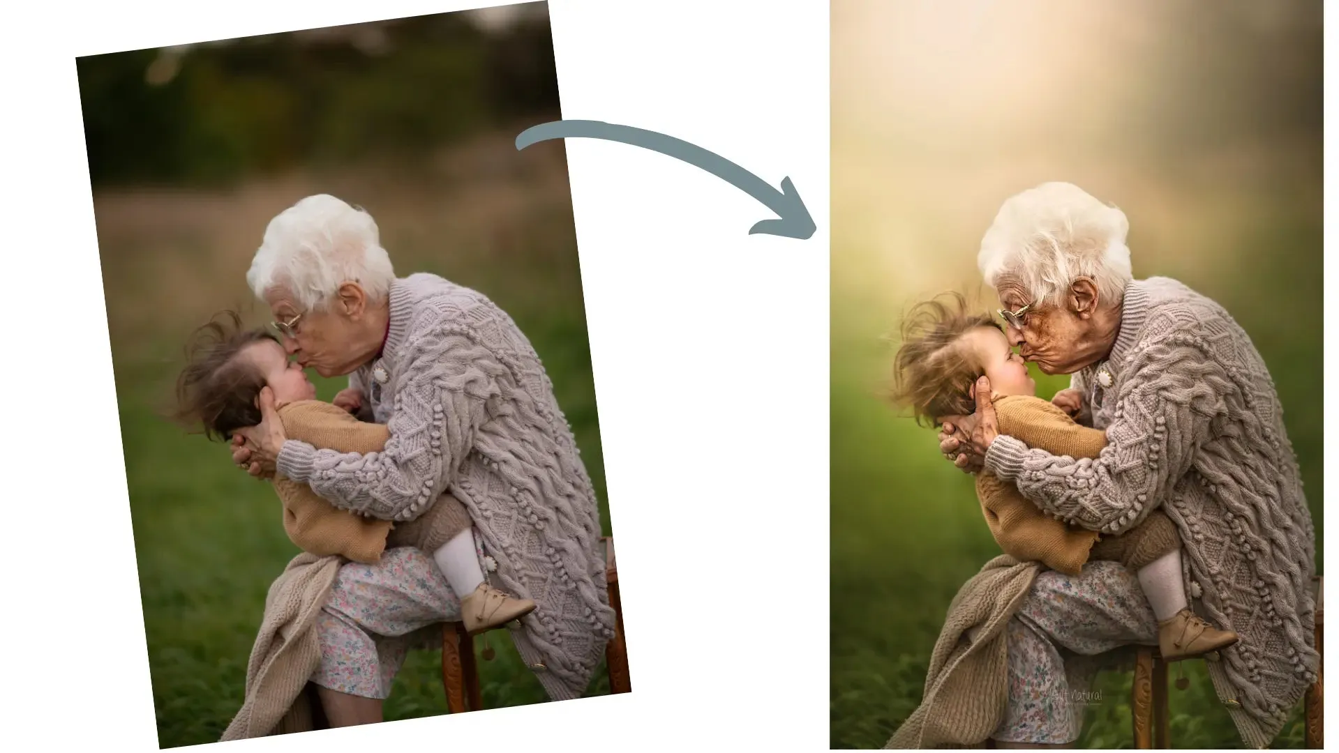 Sujata: Editing Tutorial Grandma and Child