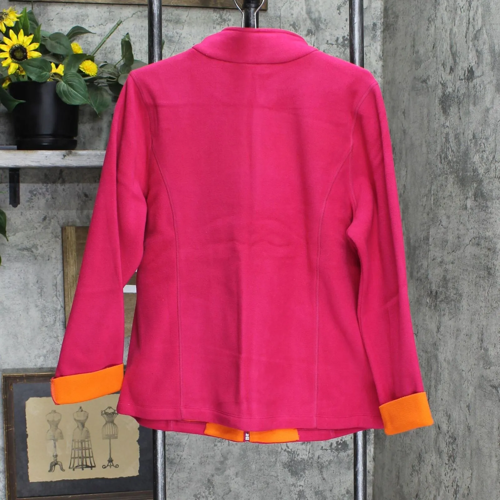 Susan Graver Bonded Polar Fleece Zip Front Jacket. A268794