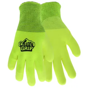 TA319 Chilly Grip Water Resistant Hi-Vis Thermal Gloves, Sizes S-XXL, Sold by Pair