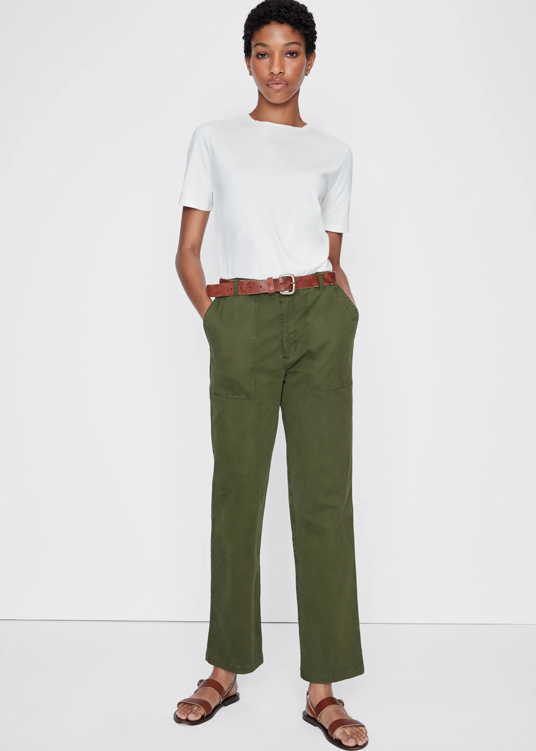 The City Pants - Olive