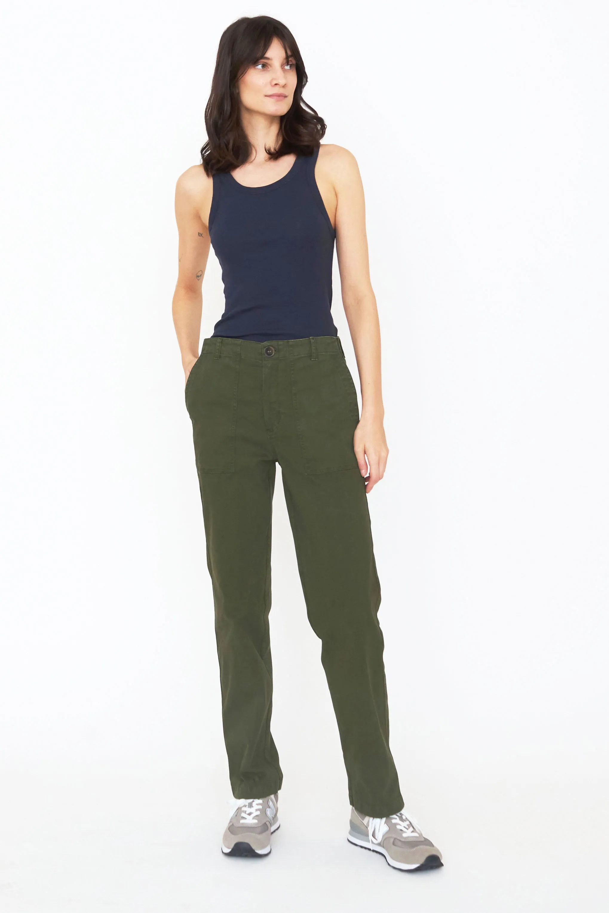 The City Pants - Olive