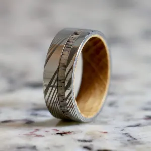 The Hunter | Damascus Steel Wedding Ring