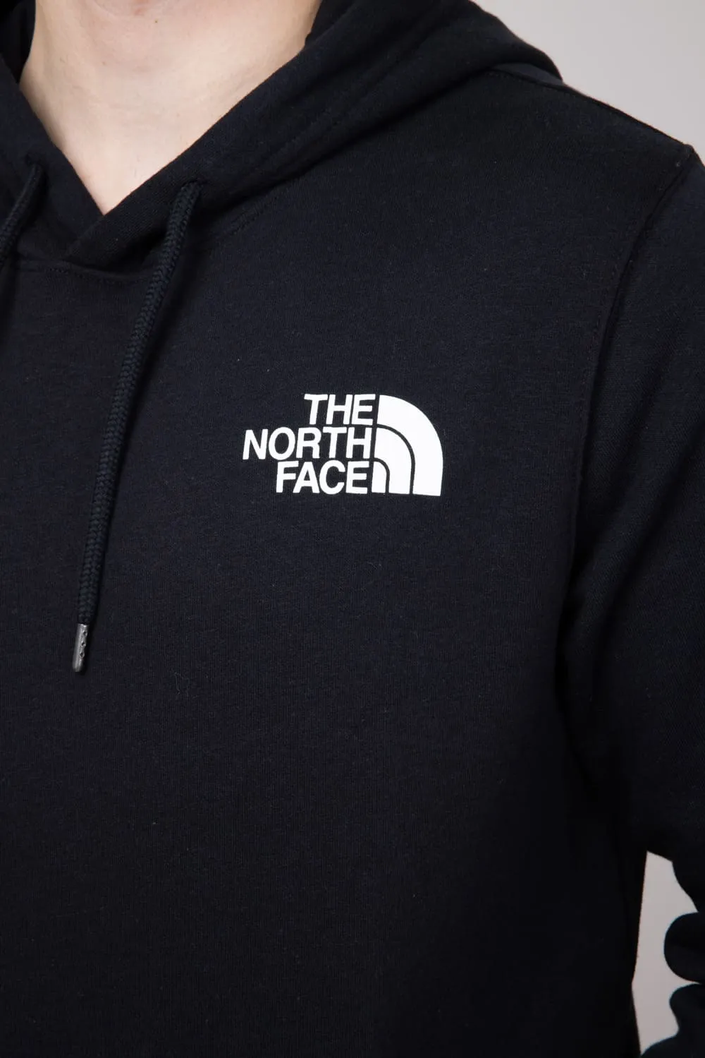 The North Face Box Logo Hoodie for Men in Black/Blue | NF0A7UNS-ODY-BLK