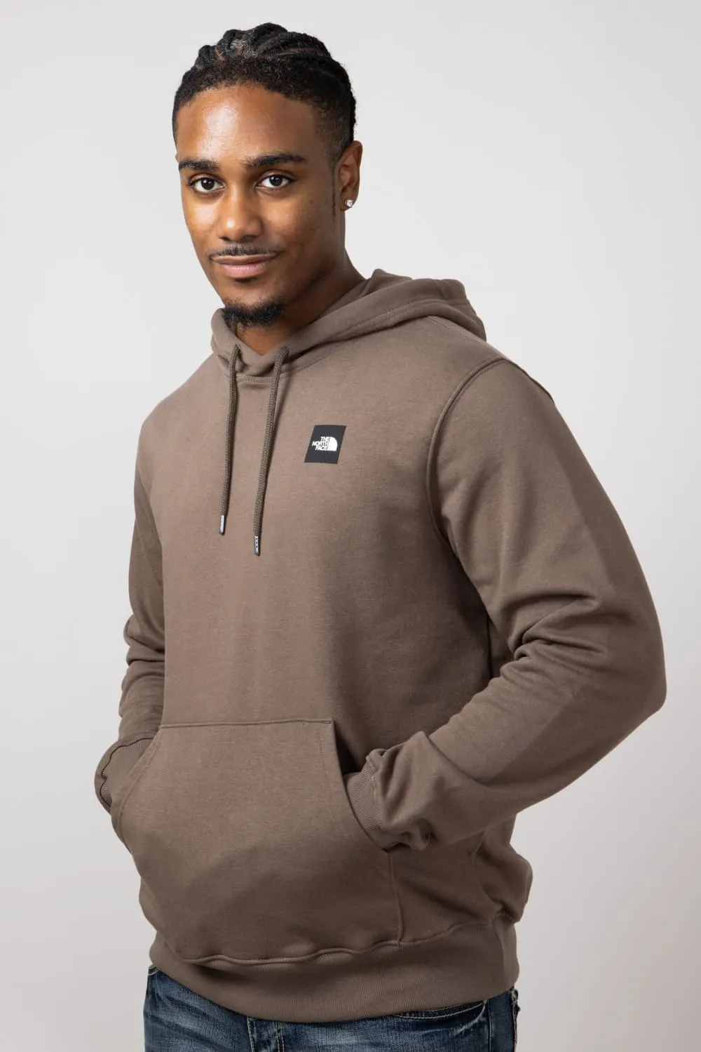 The North Face Box Logo Hoodie for Men in Brown | NF0A8APS-1OI-BRN