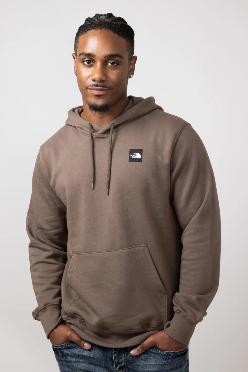 The North Face Box Logo Hoodie for Men in Brown | NF0A8APS-1OI-BRN