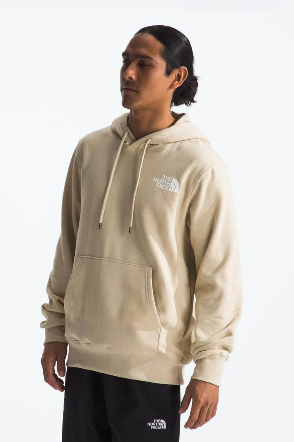 The North Face Box Logo Hoodie for Men in Gravel | NF0A7UNS-8X2-TAN