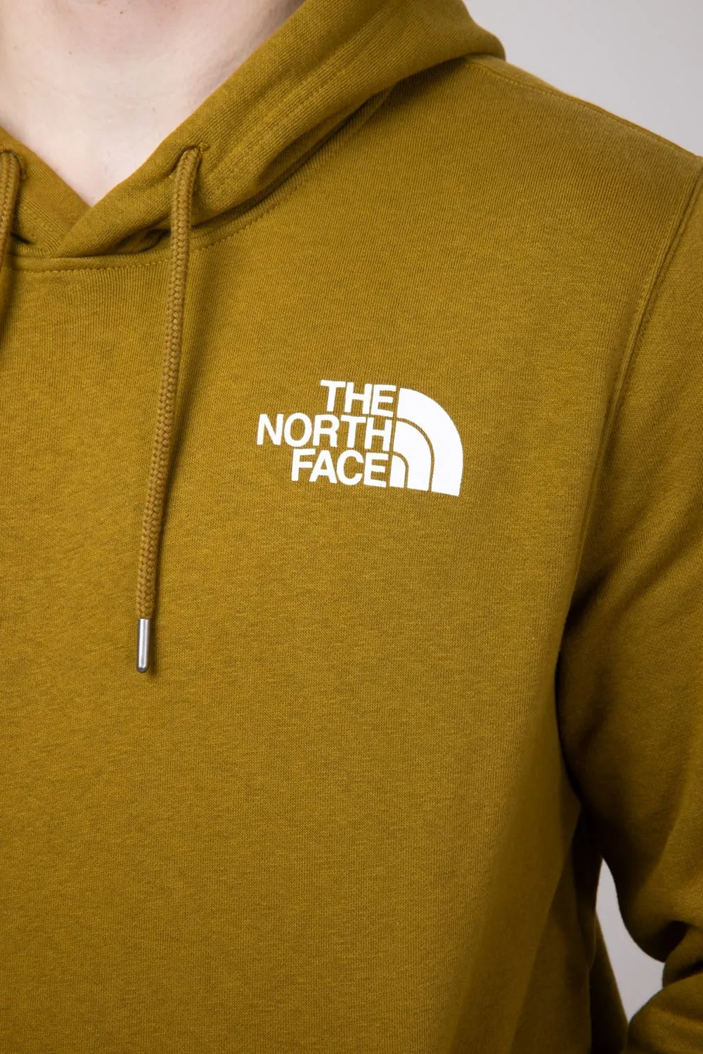 The North Face Box Logo Hoodie for Men in Green | NF0A7UNS-1OB-GRN