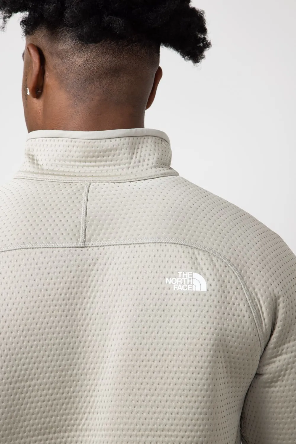 The North Face DotKnit Thermal 1/4 Zip for Men in Grey | NF0A88U6-1I4-GRY