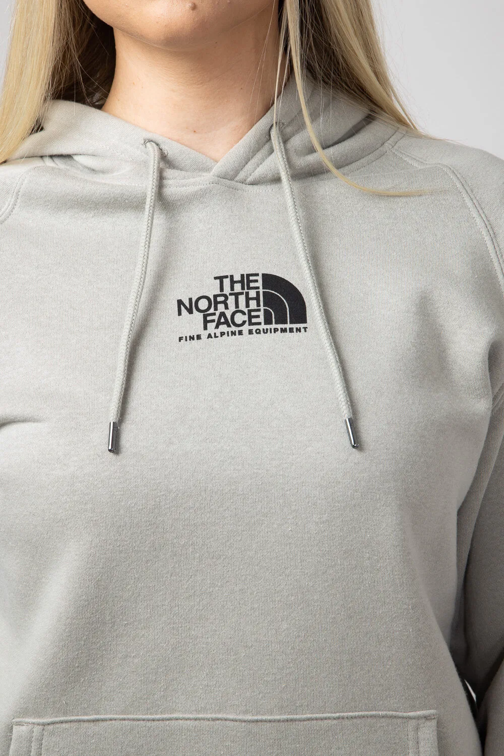 The North Face Fine Alpine Hoodie for Women in Clay Grey | NF0A8AWF-1I4