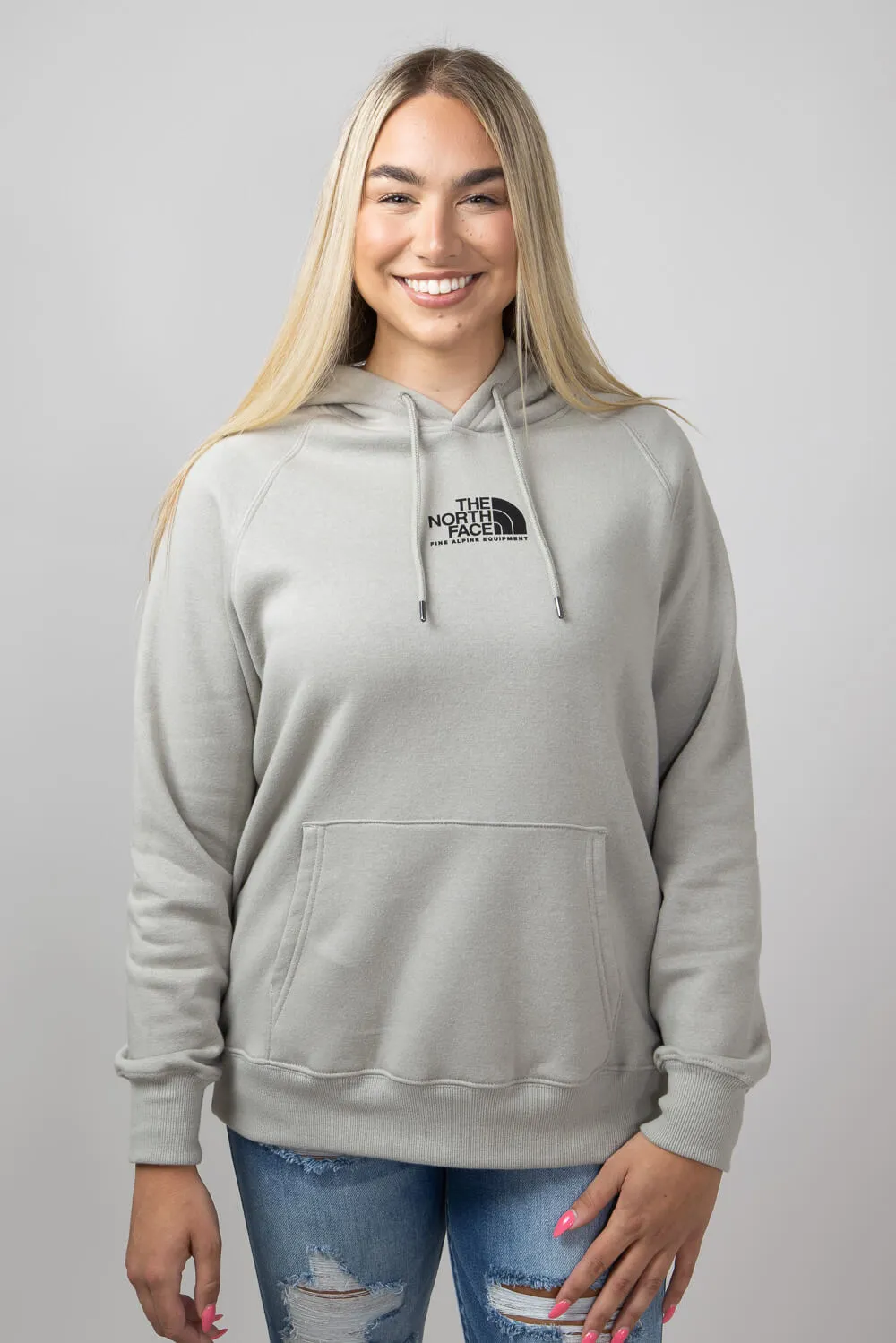 The North Face Fine Alpine Hoodie for Women in Clay Grey | NF0A8AWF-1I4