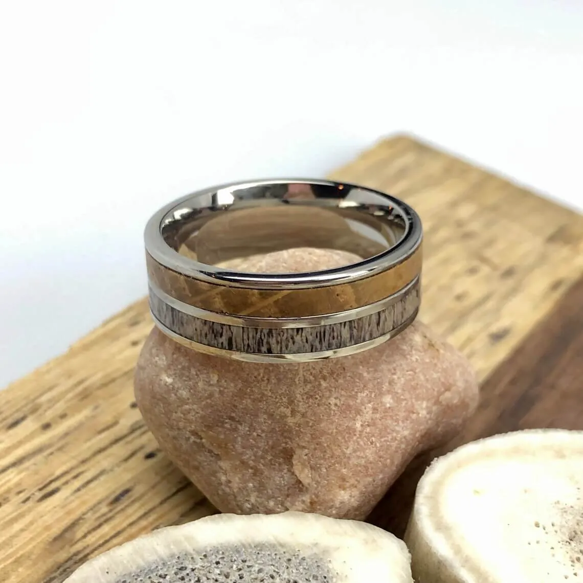 The Woodsman | Titanium Wedding Ring
