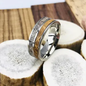 The Woodsman | Titanium Wedding Ring