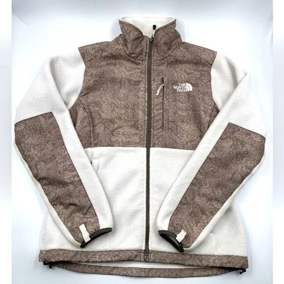 The North Face Women's Denali Polartec Fleece Jacket - Brown/Beige *SIZE: L