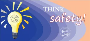 Think Safety Banner - #400592B