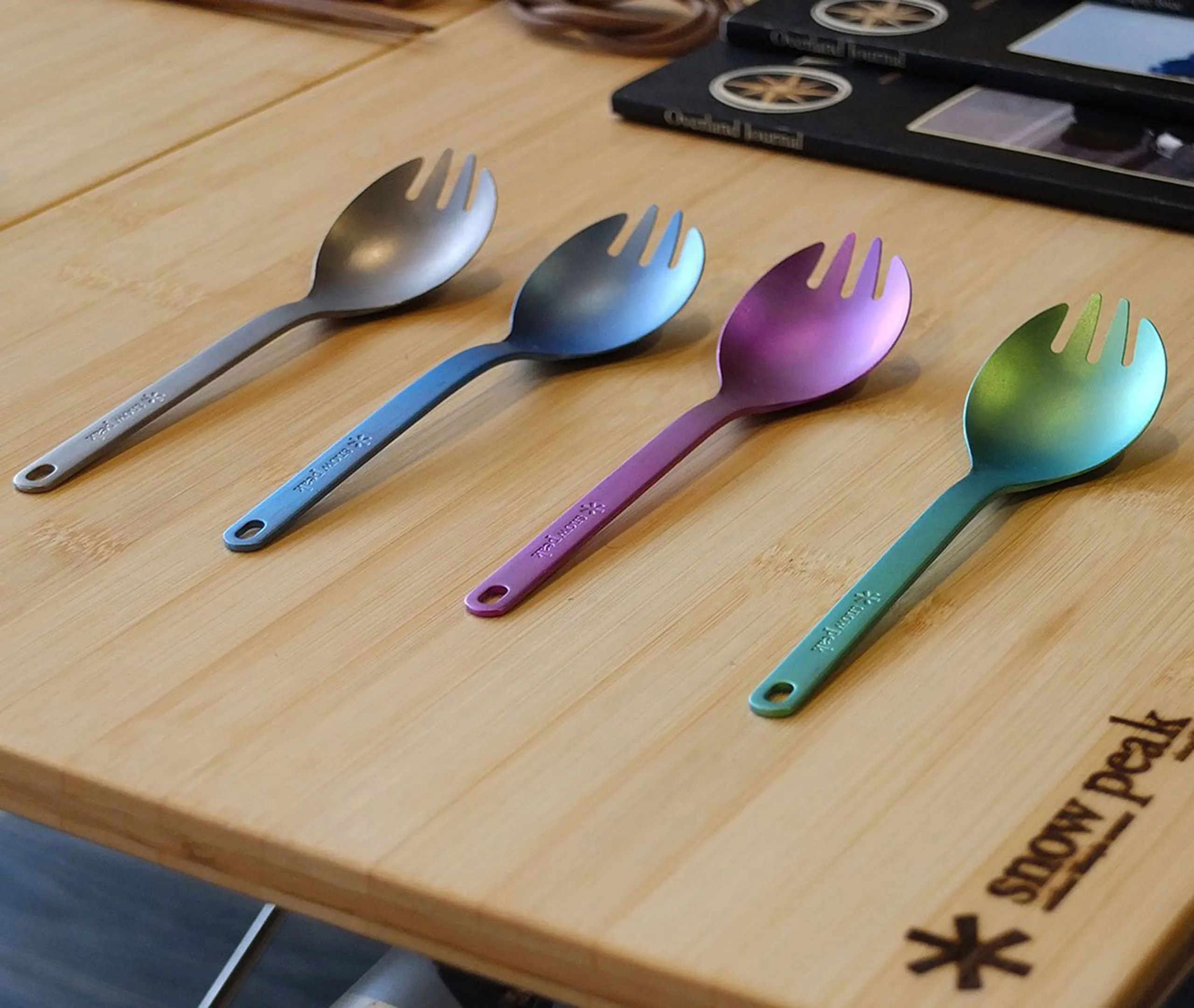 Titanium Spork - Blue