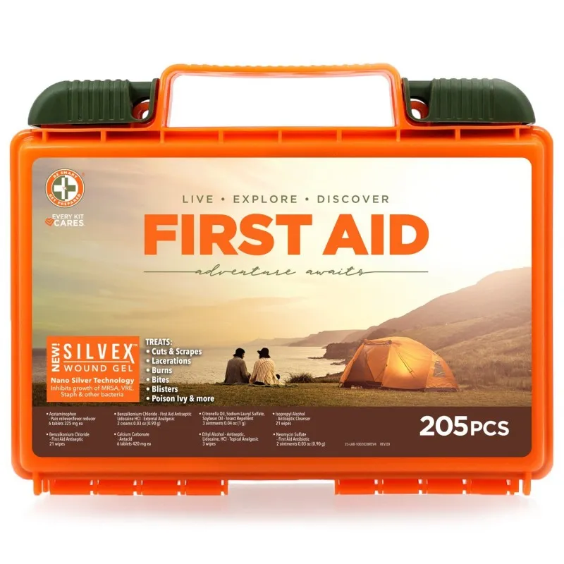 Total Resources - Camping First-Aid Kit (205 Pcs) - SLH