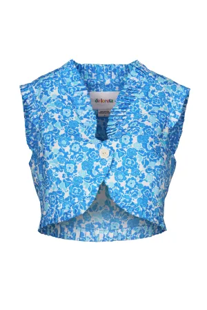 Toyo Vest in Lavanda Print