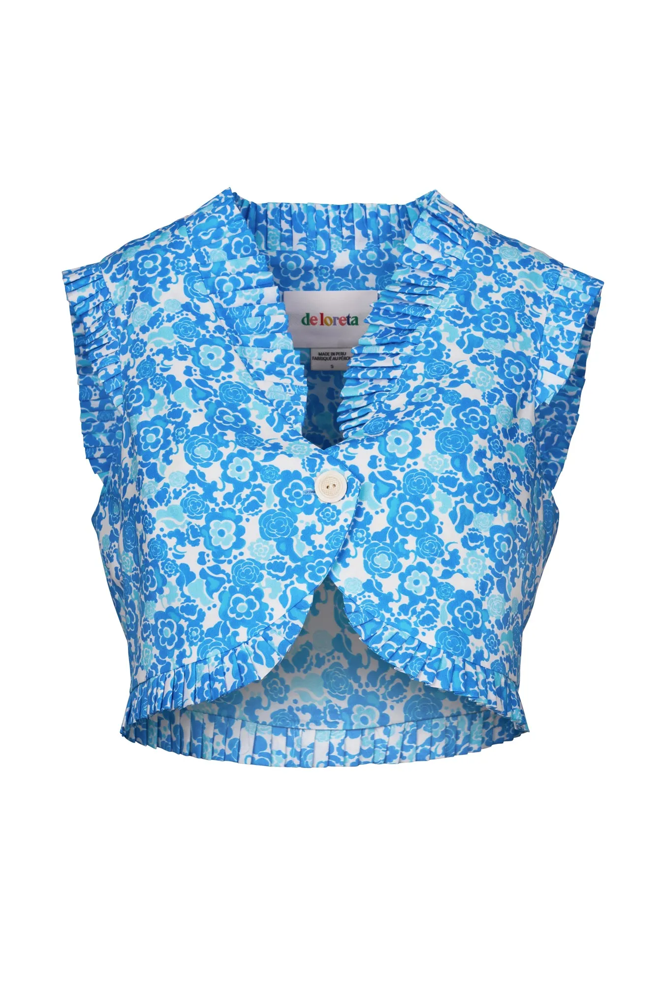 Toyo Vest in Lavanda Print