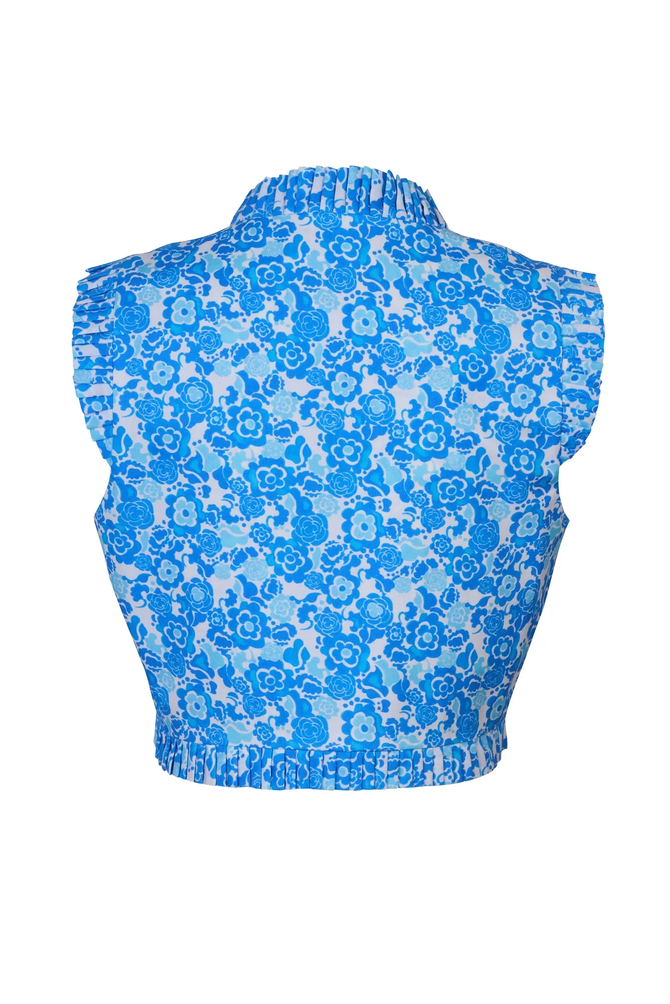 Toyo Vest in Lavanda Print