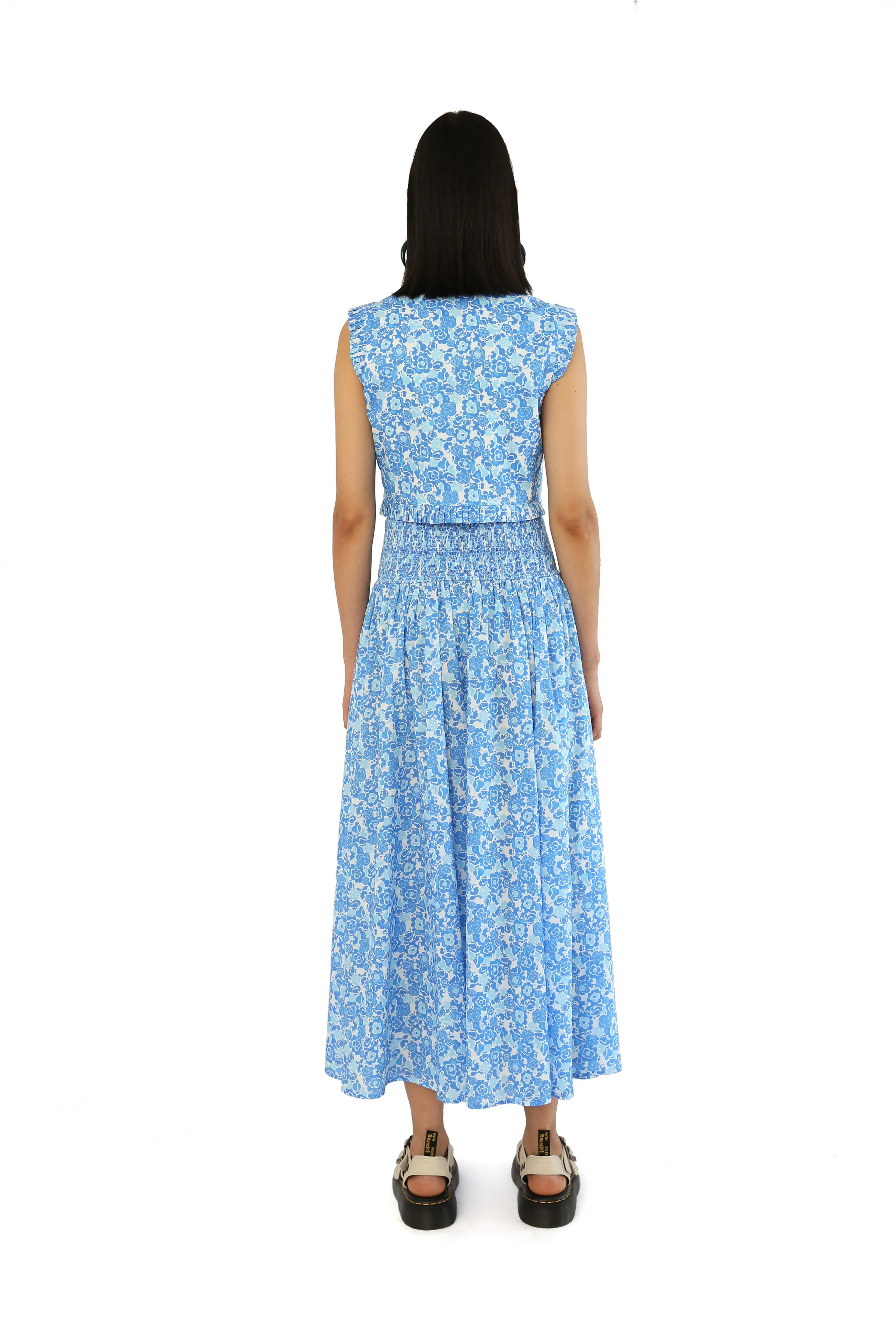Toyo Vest in Lavanda Print