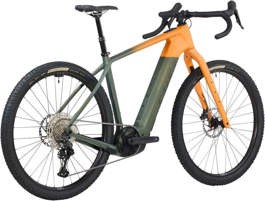 Tributary C GRX 820 Ebike - Dark Pine/Terra Orange