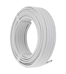 Twin & Earth 1.5mm Flat Cable – White (Per Meter)