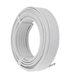 Twin & Earth 1.5mm Flat Cable – White (Per Meter)