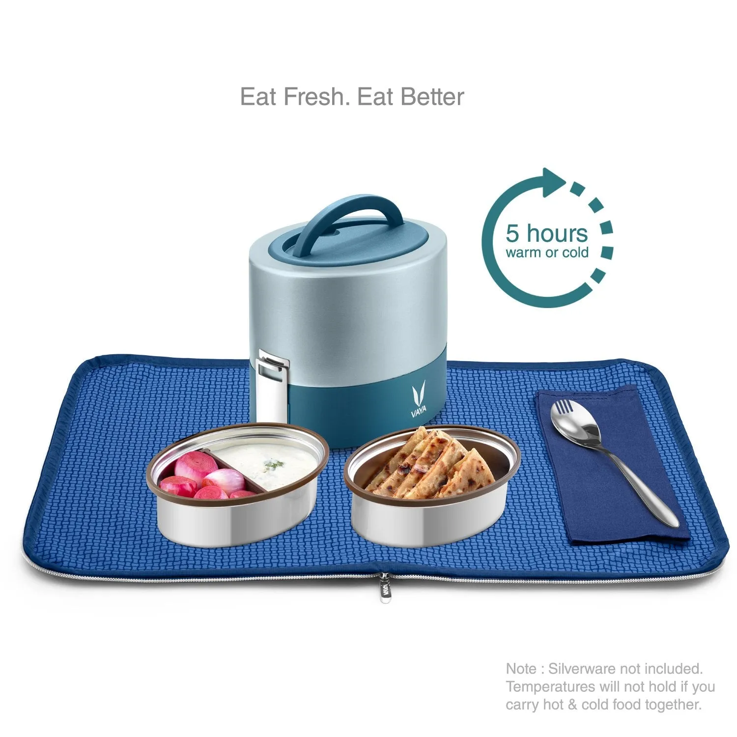 TyffynLyte - 600 ml - Blue - with BagMat (SS Containers)