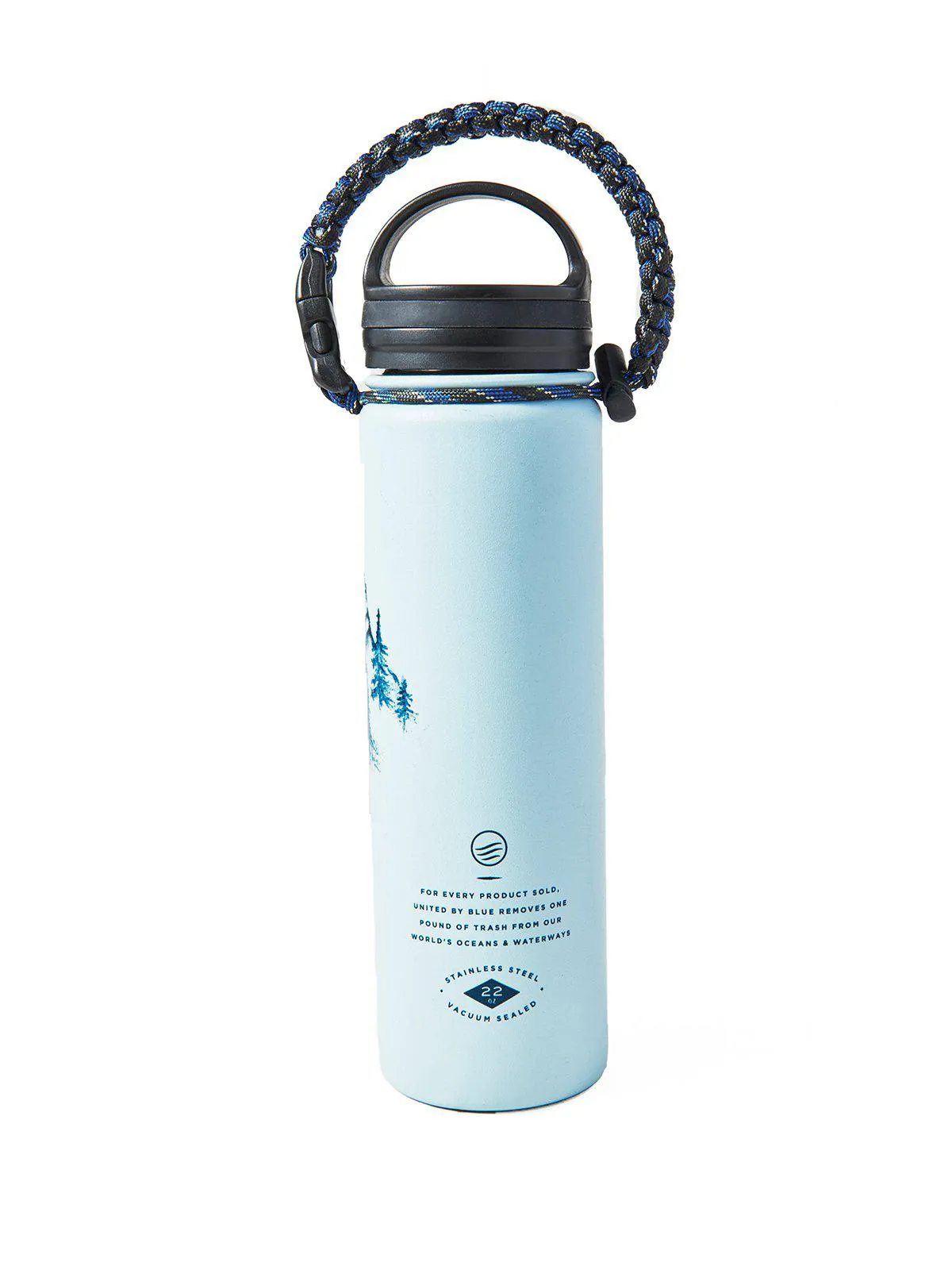 United by Blue 22oz Tough As Trails 22oz Insulated Steel Water Bottle Blue
