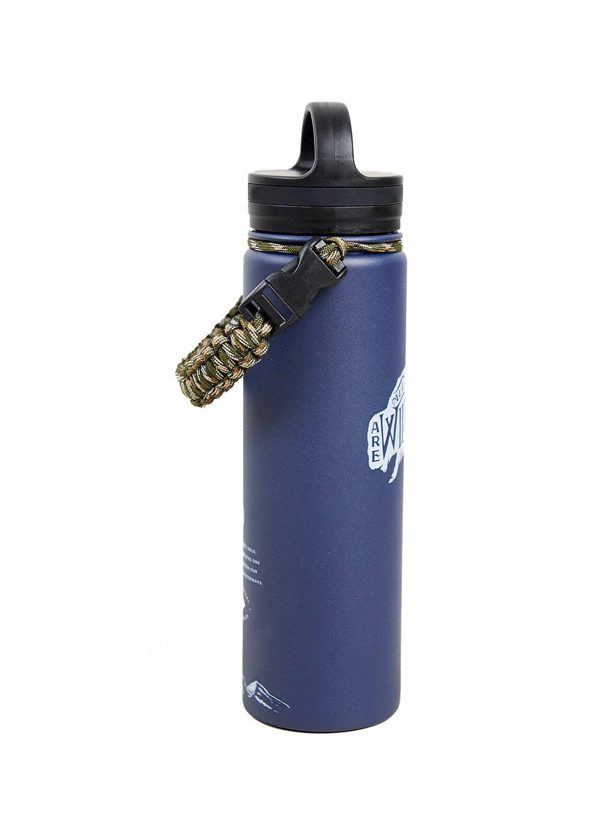 United by Blue 22oz Wild And Free 22oz Insulated Steel Water Bottle Navy
