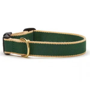 Up Country Cat Collar Forest & Tan